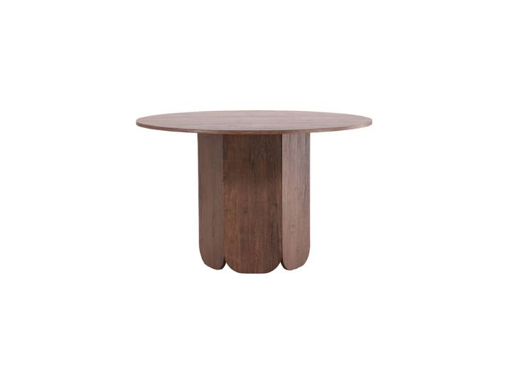 Runder Design Esstisch „Tekla“ Ø 120 cm Mocca VE DESIGN