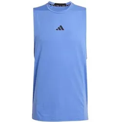 ADIDAS Herren Shirt Designed for Training Workout, Größe L in Blau Blau