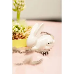 Hase Fabrio schlafend creme 19cm