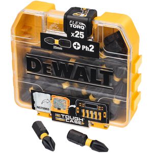 DeWalt Bitset Extreme Flextorq, DT70555T-QZ, 25 Stück, 25 mm, Kreuzschlitz PH2