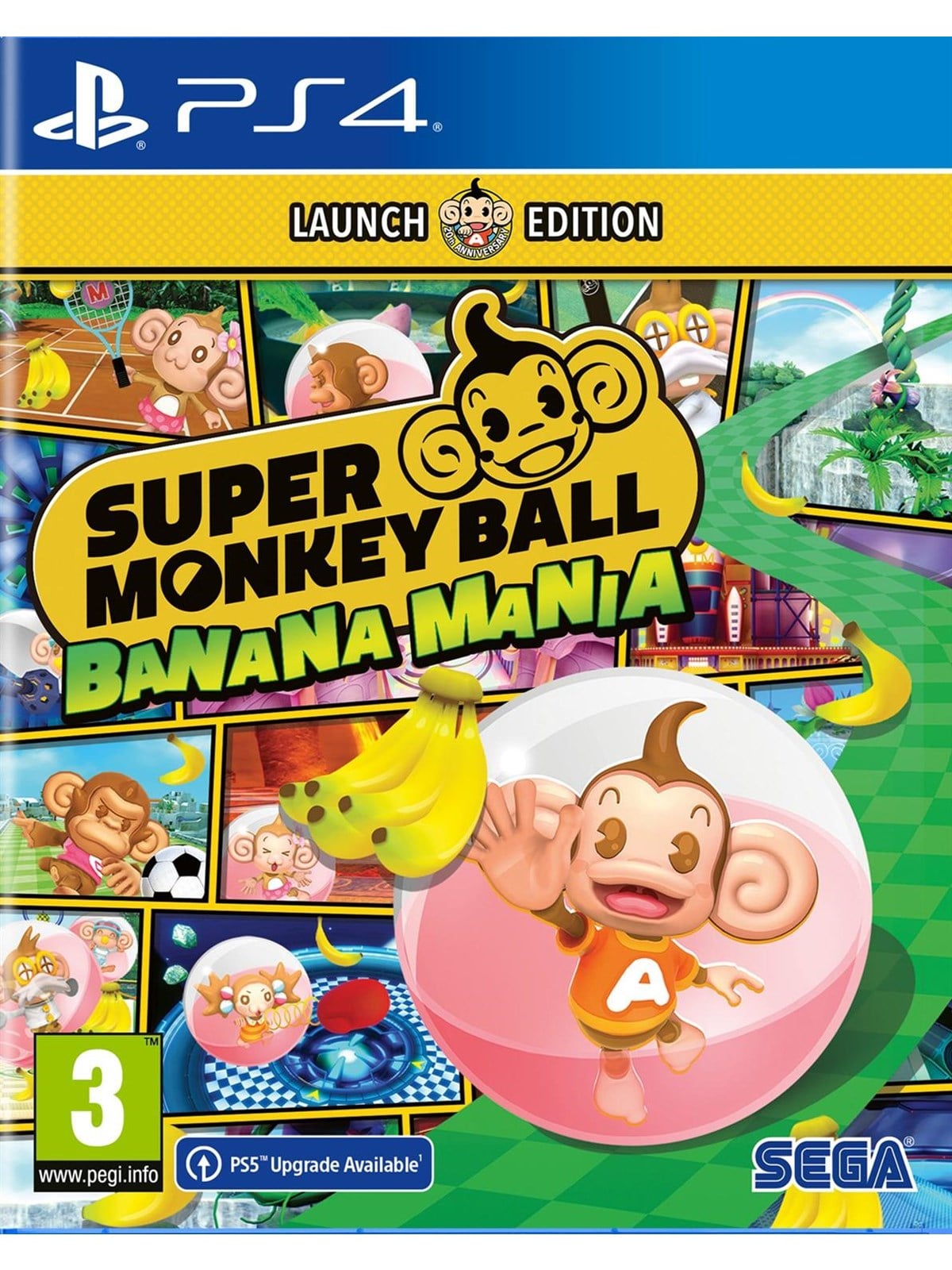 Super Monkey Ball: Banana Mania (Launch Edition) - Sony PlayStation 4 - Platformer - PEGI 3