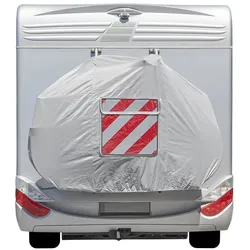 ProPlus 330286V02 Fahrradschutzhülle XL für 2 Fahrräder mit Sichttasche für Warnschild