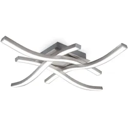 LED Deckenleuchte, matt-nickel Hashtag