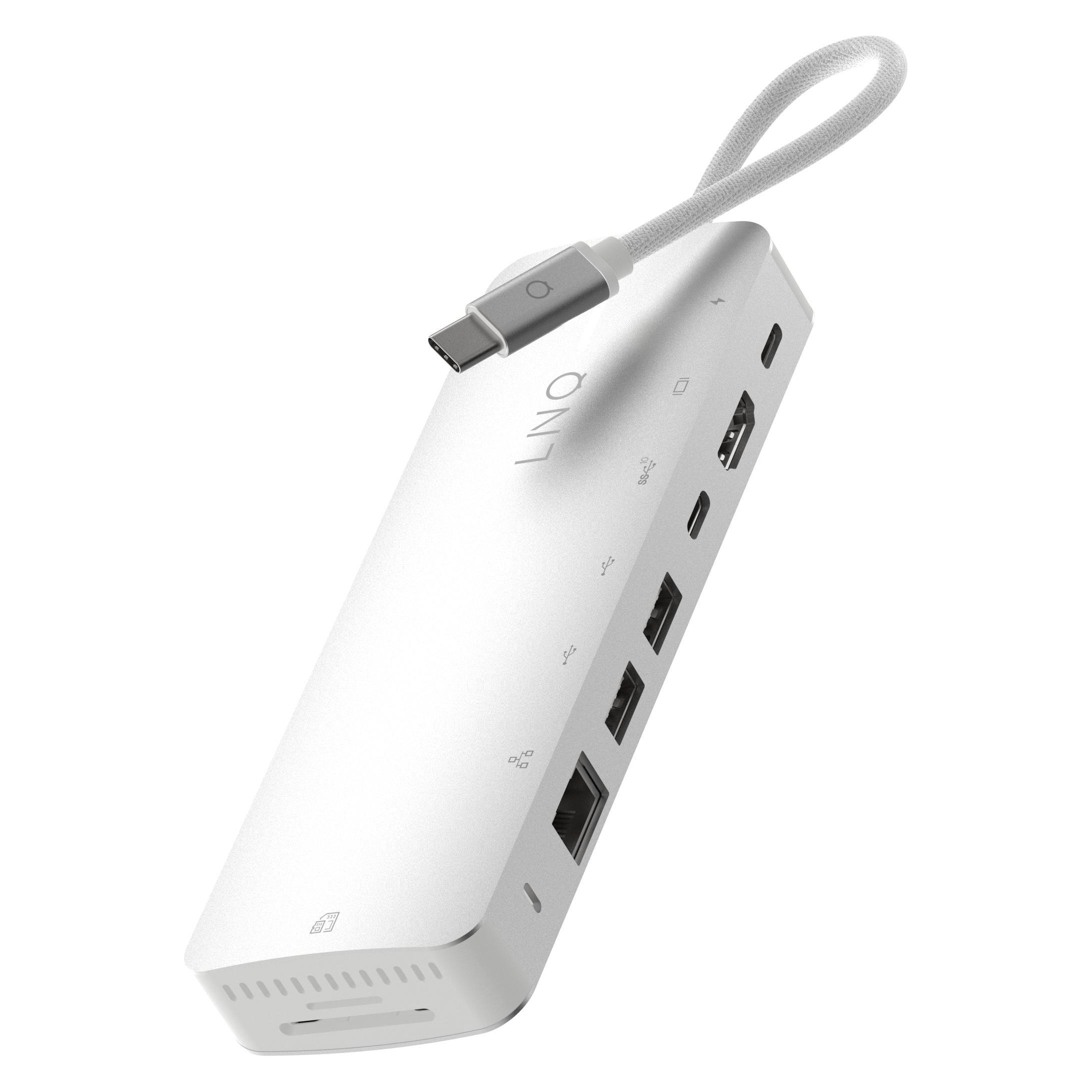 LINQ Connects 9in1 PRO SSD 140W USB-C Multiport Hub (USB-C, 9 Ports) (LQ49091PS)