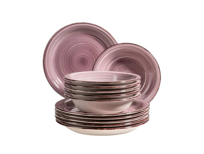 Mäser Tafelservice, Beere, Keramik, 12-teilig, Geschirr, Geschirr-Sets, Tafelservice