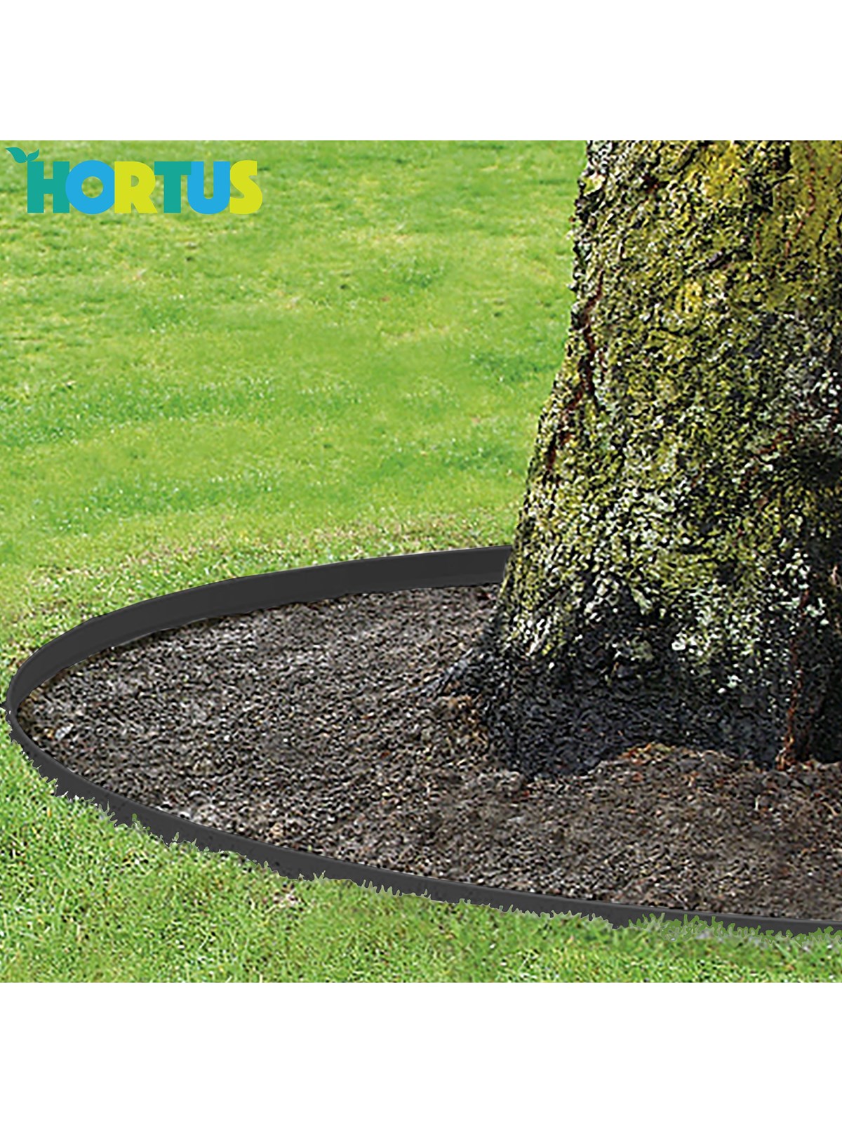 HORTUS Metal lawn edging in black