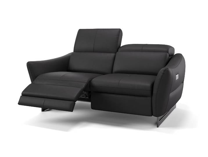 Italienische Ledercouch 2-Sitzer Sofa MODENA