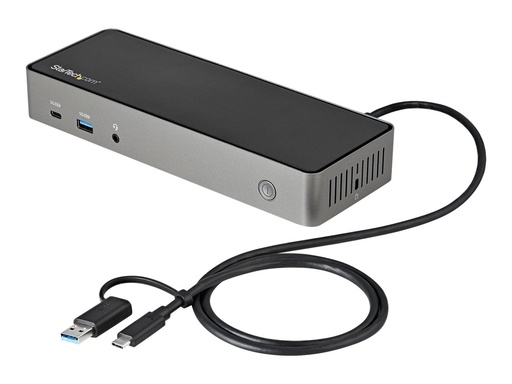 StarTech.com USB-C USB-A Dock,Hybrid Triple Monitor (DK31C3HDPDUE)