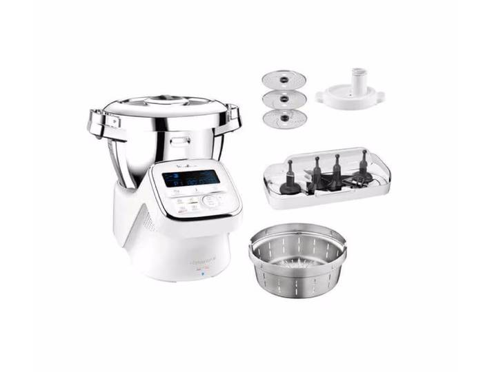 Moulinex HF9081CH i-Companion Küchenmaschine – Multifunktions-Küchenmaschine – weiss