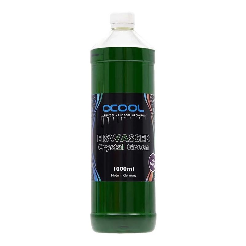1L Alphacool Eiswasser Crystal Green UV-aktiv Fertiggemisch grün