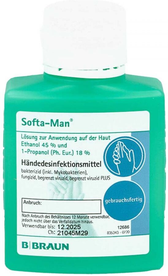 Softa Man Händedesinfektion Kittelflasche 100ml