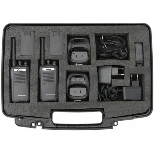 STABO Funkkoffer freetalk com II 16 Kanal PMR 446-Handsprechfunkgeräte
