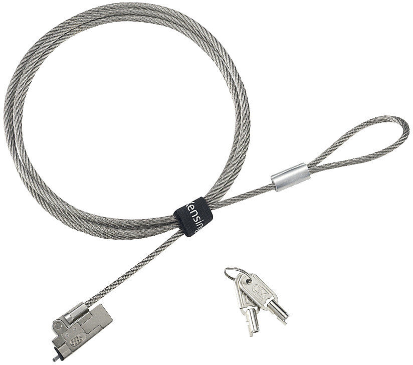 Laptopschloss Slim NanoSaver® 2.0 EQ, Edelstahl, 1800 mm Kensington