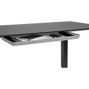 PJ-Production Unterbau-Schublade Felt Drawer Slim, aus Filz, hellgrau, zum Anschrauben, (BxHxT) 73,3 x 4,4 x 26 cm