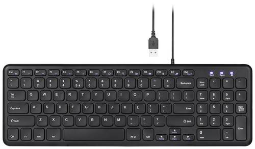 Perixx PERIBOARD-213 DE B USB Tastatur Deutsch, QWERTZ Schwarz