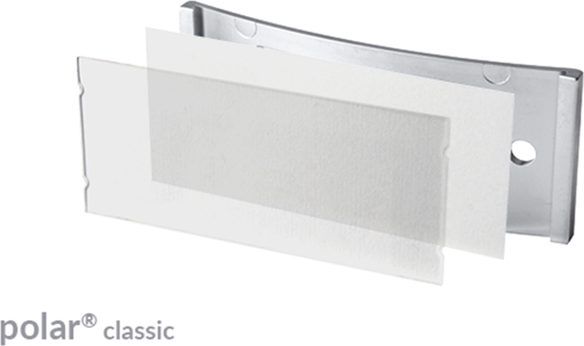 badgetec 10 Unità - Targhette portanomi spilla polar&reg; giallo   74 x 34 mm, Plastica