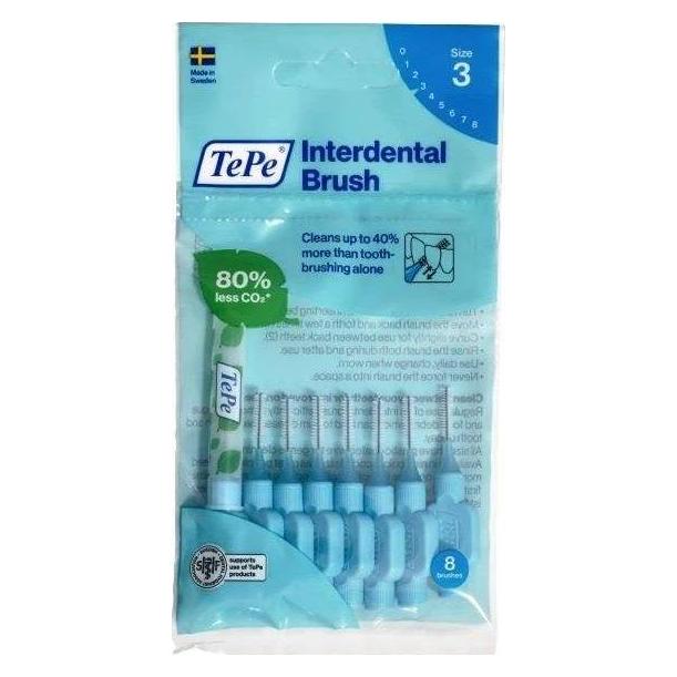 TePe Original Interdental Brushes 0.6Mmue 8Pcs (8x, 0.60 mm) (7317400002149)