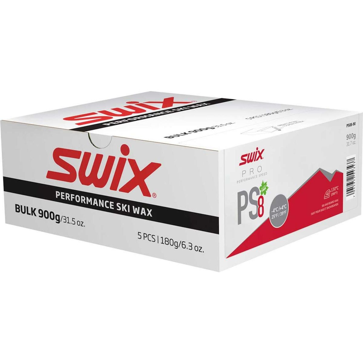 Swix PS8 Red, -4°C/+4°C, 900g neutral PS08-90