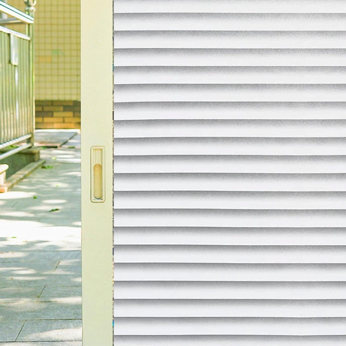 Privacy Folie Lamellen - Ondoorzichtige Raamfolie voor Inkijkbescherming - 40 x 120 cm