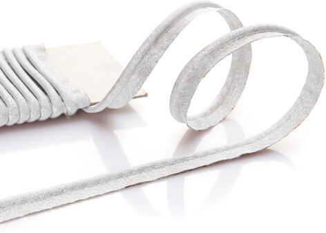 buttinette Paspelband, silber glitzernd, 4 mm Ø, 5 m