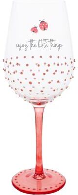 Pavilion Enjoy the Little Things Wine Glass - 16 oz