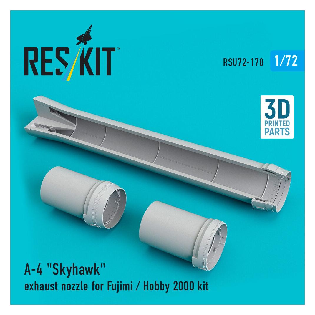 ResKit A-4 Skyhawk exhaust nozzle for Fujimi / Hobby 2000 kit (3D Printed) (RSU72-0178)