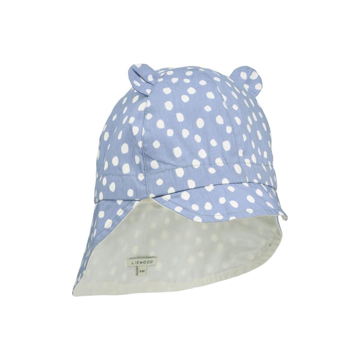 Liewood Gorm Reversible Sun Hat w Ears dot / dusty lavender (2607) 0/3 M LW17698-2607-0/3 M-CU