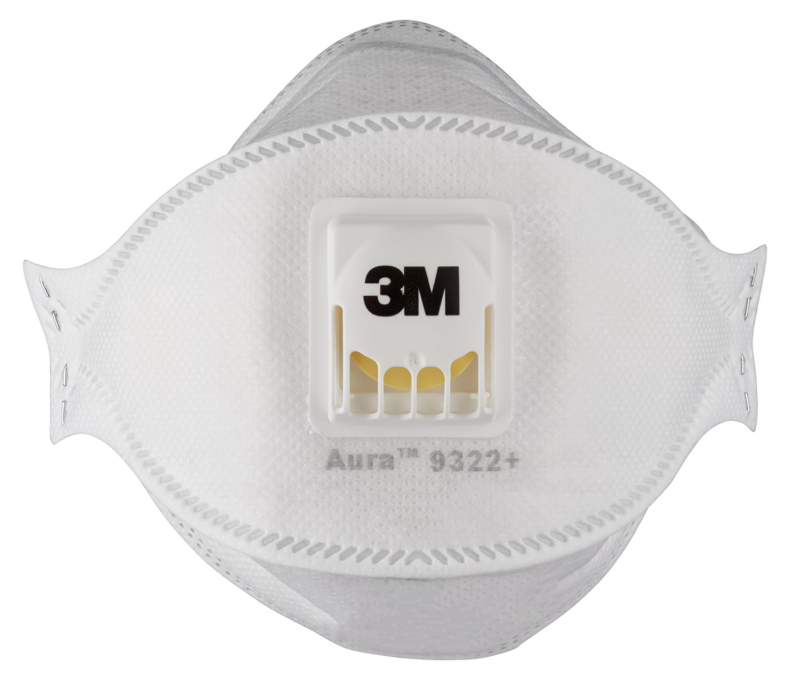 3M Aura Comfort Cool Flow 9322+ FFP2 NR D Ademhalingsmaskers, verpakking van 10 stuks