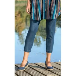 Baumwoll-Hose in dunkelblau in Größe 42 von DW-Shop, Dunkelblau, 42