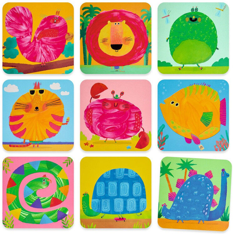 Coffret Peinture à doigt : Animaux foufous - Djeco