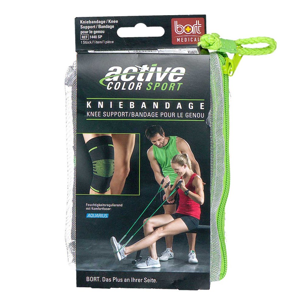 Bort GmbH Bort Activecolor Sport Kniebandage Xl schwarz /grün 12573818