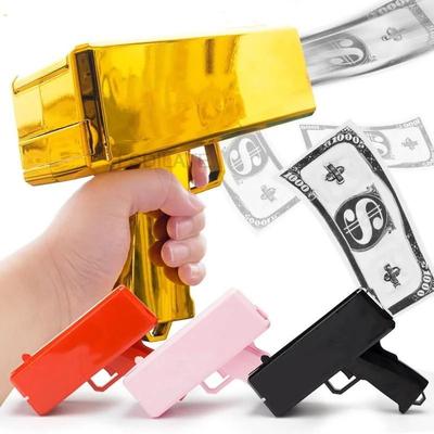 Uplift Picks Party Money Gun Toy Cash Cannon With Fake Money Bills For Events pink