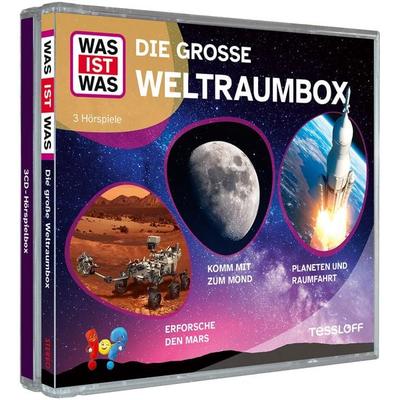WAS IST WAS 3-CD Hörspielbox. Die große Weltraumbox - , CD, 9783788670405