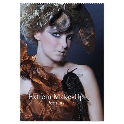 Extrem Make-Up Portraits (Wandkalender 2027 DIN A2 hoch), CALVENDO Monatskalender