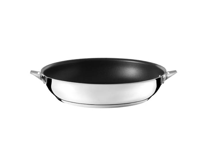Cuisinox - Eclipse - Poêle 28 cm avec revêtement céramique - Fond encapsulé - Compatible tous feux dont induction - Acier Inoxydable 18/1 - Finition miroir