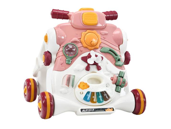 Costway Lauflernwagen Pink, Kunststoff, 56x46x46 cm, Spielzeug, Kinderküchen