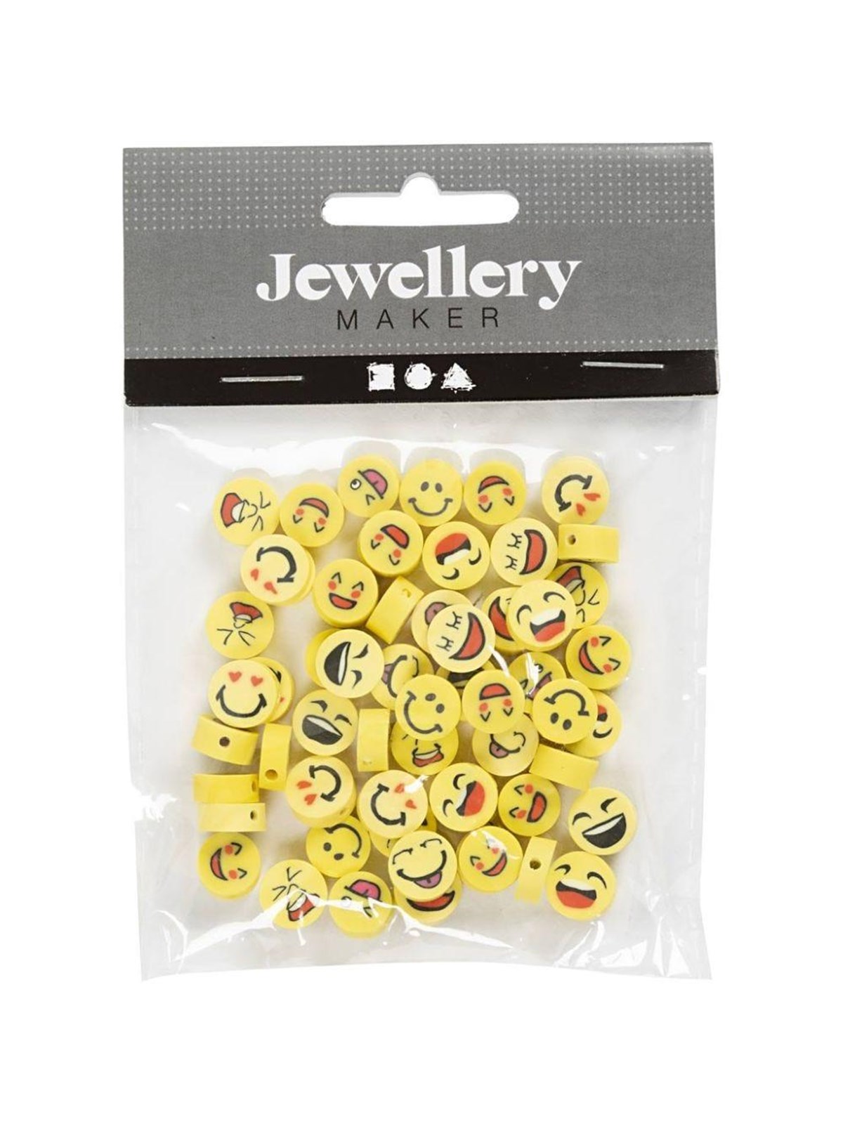 Creativ Company Figure beads Smiley 60 pcs.