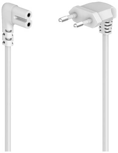 Hama 00223285 Strom Netzkabel Weiß 5m