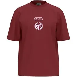 JAKO Unisex Mainz 05 T-Shirt Freizeit, Größe 3XL in Rot Rot