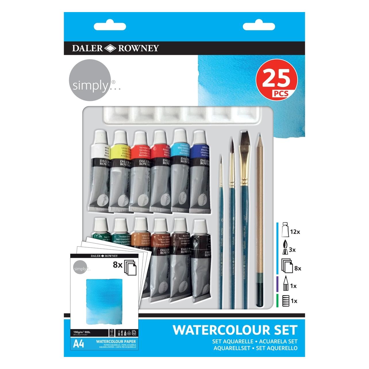 Daler-Rowney AQUARELL SET DR 25tlg (19444752)