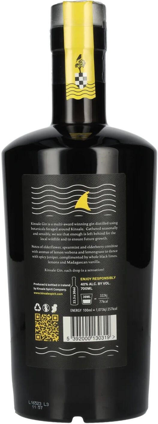Kinsale Spirit Kinsale Gin 40% Vol. 0,7l