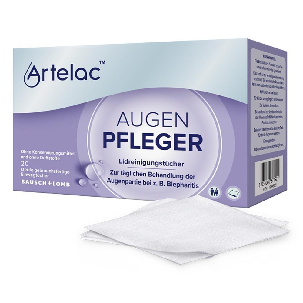 Dr. Gerhard Mann Artelac Augenpfleger Lidreinigungstücher 19346221