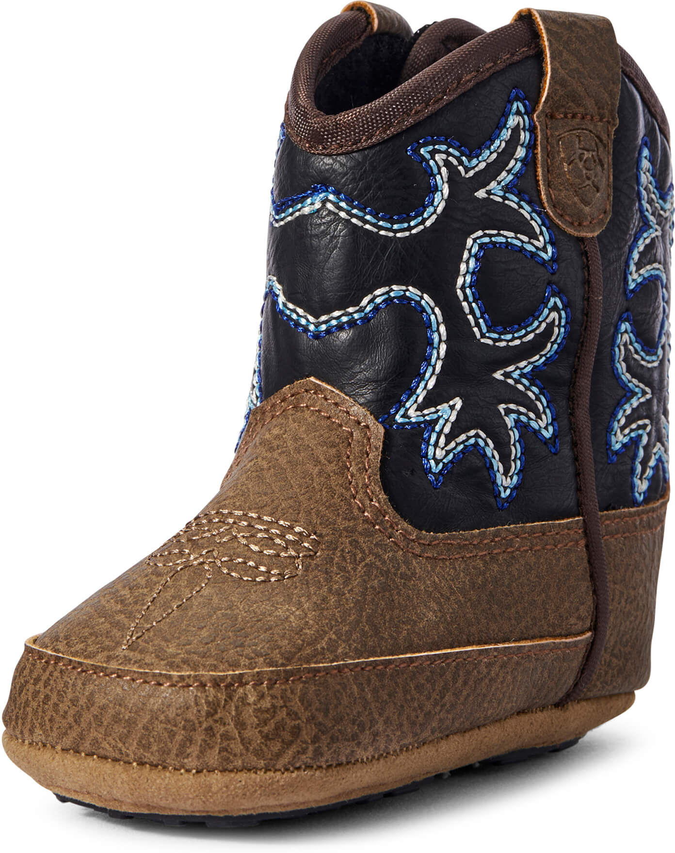Infant Lil' Stompers Warren Boots in Brown, Size: 4 by Ariat