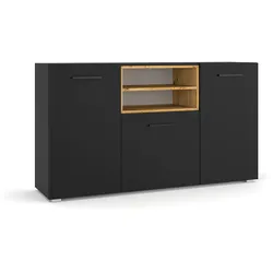 SIDEBOARD Ania Schwarz und Holz