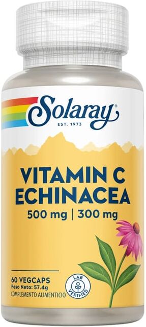 Solaray Vitamin C Echinacea 60 VCaps