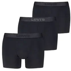 Levis 3P Logo Boxer Briefs Schwarz Baumwolle Small Herren