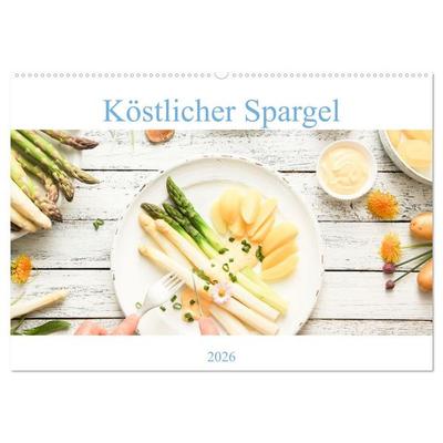Köstlicher Spargel (Wandkalender 2026 DIN A2 quer), CALVENDO Monatskalender
