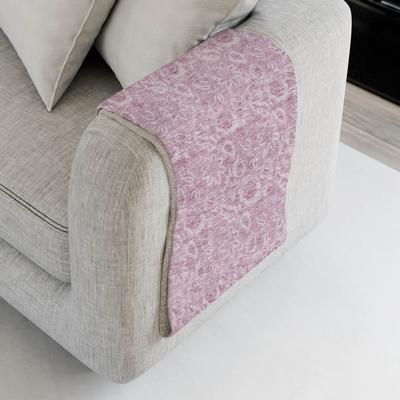 Addison Rugs Premium Machine Washable Floral Sherpa Throw Blanket