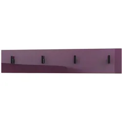 GARDEROBENPANEEL Linea Brombeer Hochglanz
