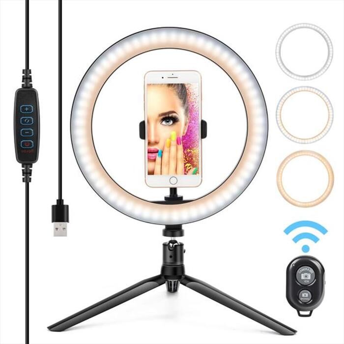 Majestic Lampada Portatile Myselfie-nero